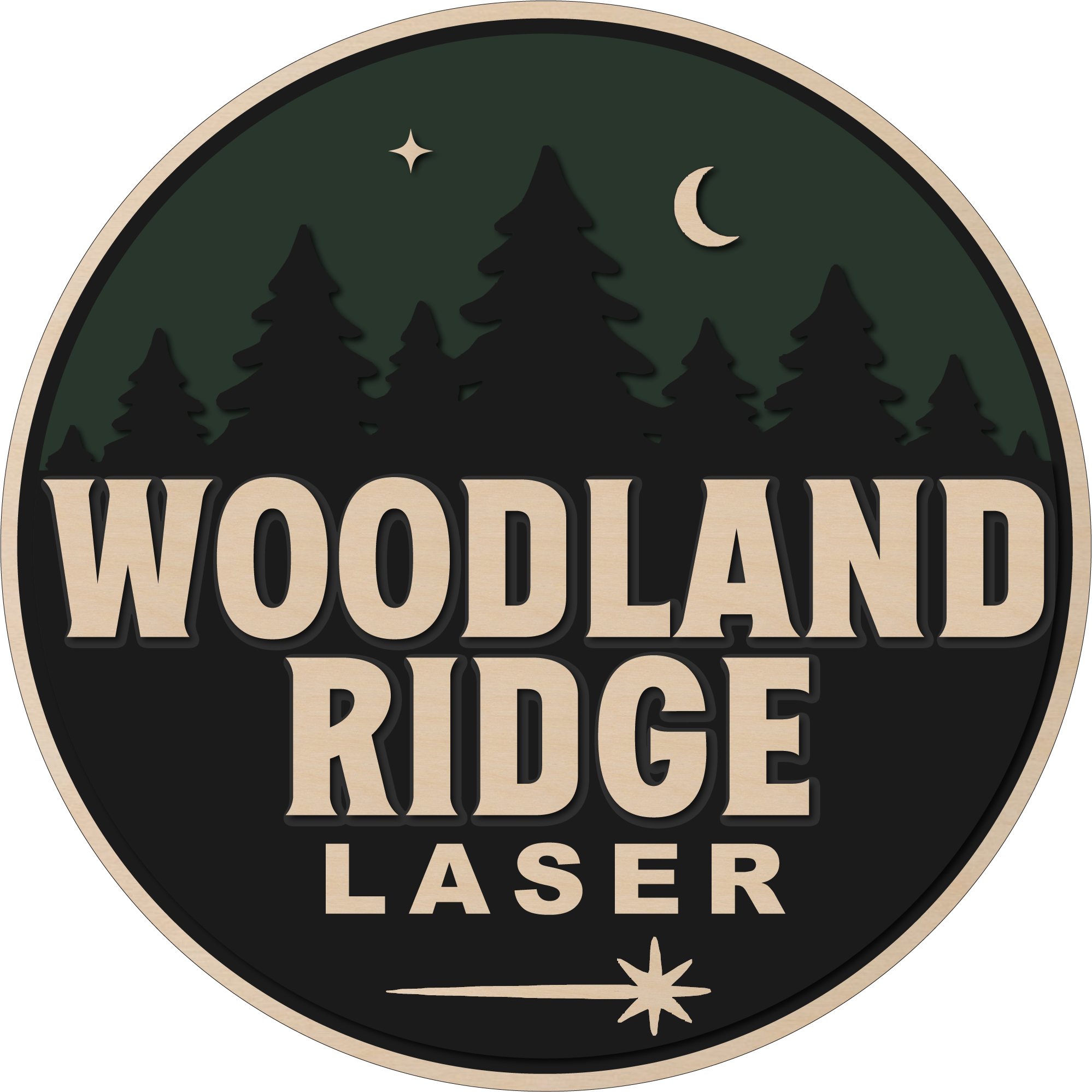 Woodland Ridge Laser logo